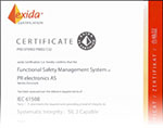 Výjimečný certifikát pro společnost PR electronics