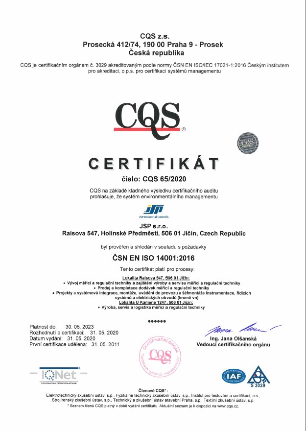 CQS - ISO 14001 (Cz) 