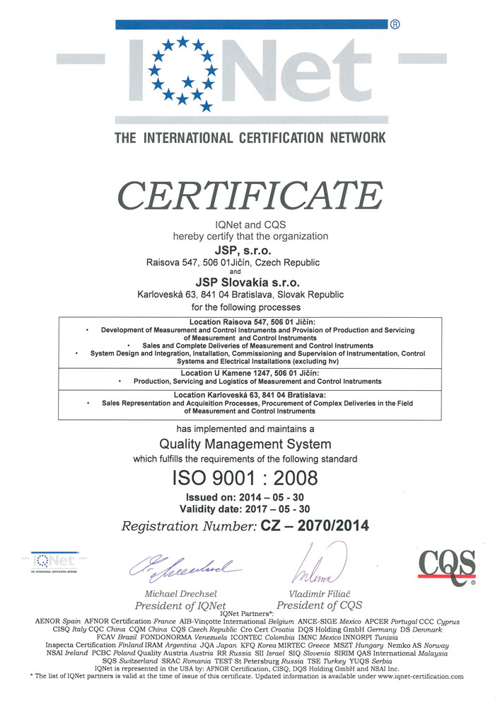 IQNet - ISO 9001